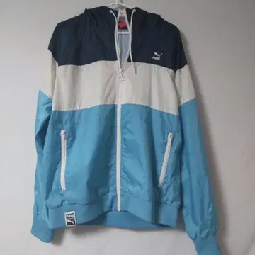 푸마 PUMA 나일론 메쉬 후드티 저지