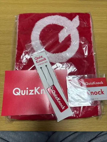 QuizKnock 타월 아크릴 택 세트