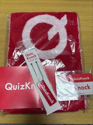 QuizKnock 타월 아크릴 택 세트