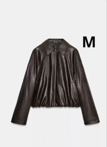 ZARA 자라 인조 가죽 봄버 자켓 새상품, 미사용