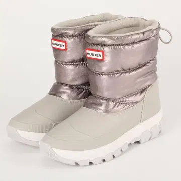 HUNTER 메탈릭 스노우 숏부츠 23.0cm