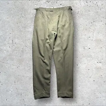 50s 울 그루카 팬츠 남성용 L 사이즈 투 턱 슬랙스 구제 의류