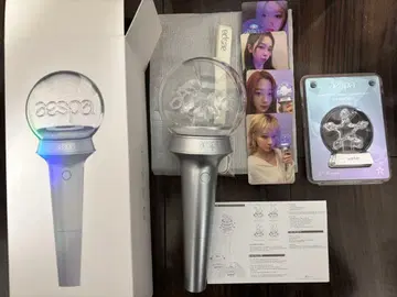 aespa 윈터 응원봉 엠블럼 액세서리