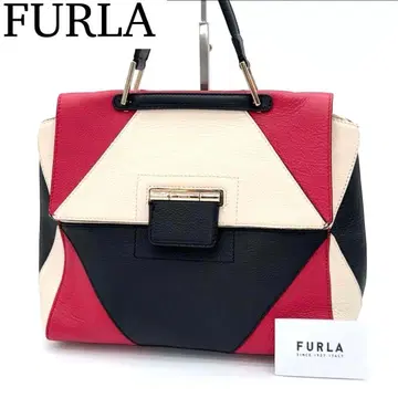 [컨디션 최상] FURLA 아르테시아 핸드백 플랩 백 가죽