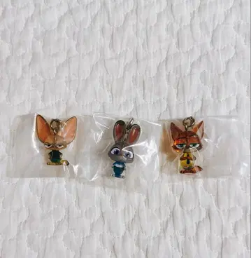 주토피아 메지루시 액세서리 주디 닉 피닉 3종 세트