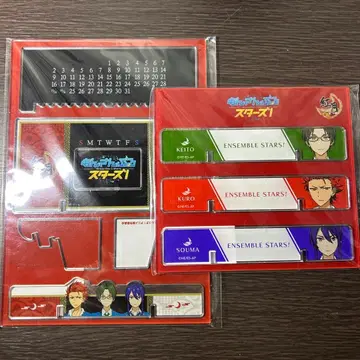 앙상블 스타즈! 아크릴 만년 달력 홍월 세트