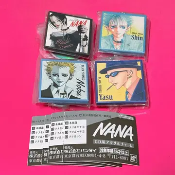 NANA 나나 CD풍 아크릴 참 가챠 나나 신 야스 노부 4점