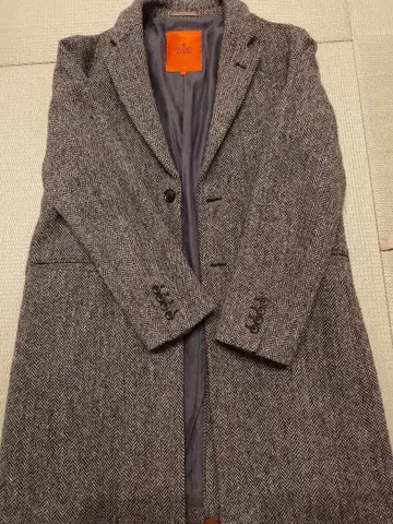 URBAN RESEARCH ROSSO 헤링본 체스터 코트 그레이