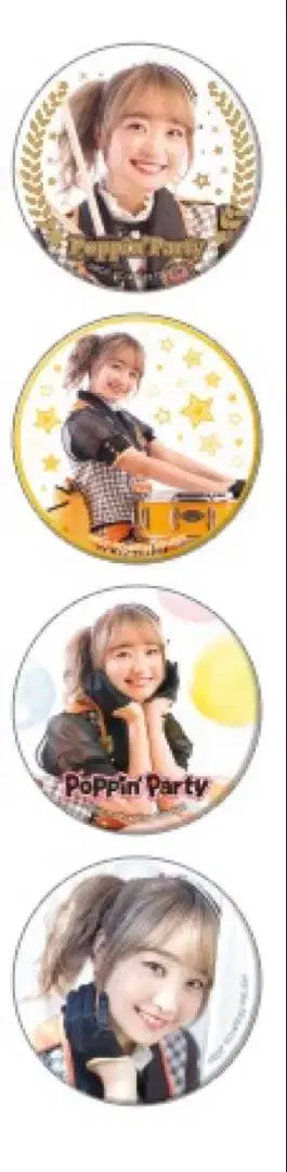 뱅드림 아티스트 트레이딩 캔뱃지 오오하시 아야카