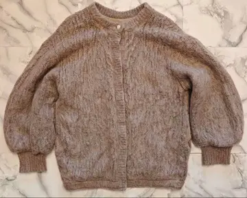 [ 새상품급 ] AMERI 2WAY MOHAIR SHAGGY KNIT