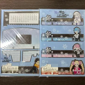 Re: 제로부터 시작하는 이세계 생활 리제로 탁상 아크릴 만년 달력