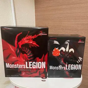 유희왕 블랙 로즈 드래곤 레드 데몬즈 드래곤 피규어 2체 세트