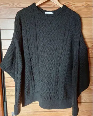 COOTIE 피셔맨 크루넥 스웨터