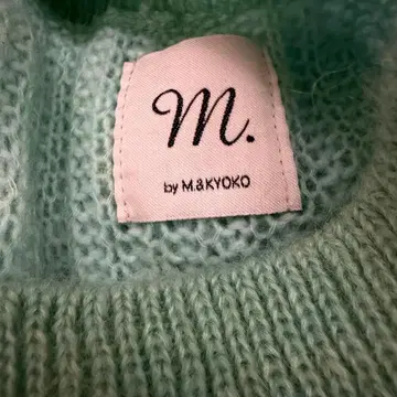 M & KYOKO, 새상품 후와리 니트 원피스 사토 섬유