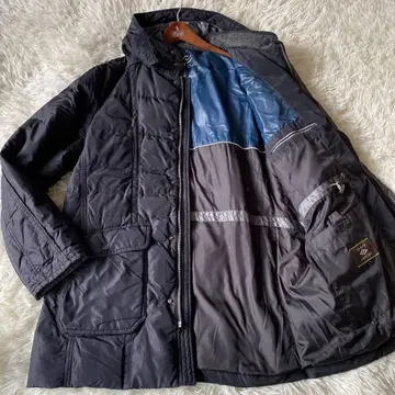 [ 새상품급 XL ] 조셉 아부트 2way 다운 코트 후드 블랙