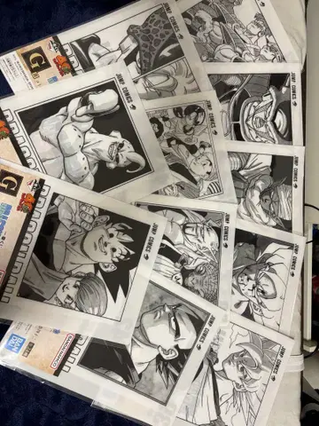 제일복권 드래곤볼 40th G상 코믹스 클리어 파일 세트 11매