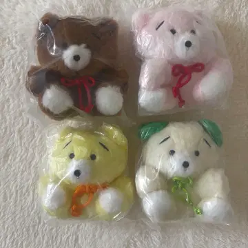 새상품 쿠즈미짱 봉제 인형 키링 4개 세트