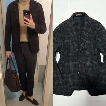 투모로우랜드 체크 트위드 자켓 / 딸리아또레 라르디니