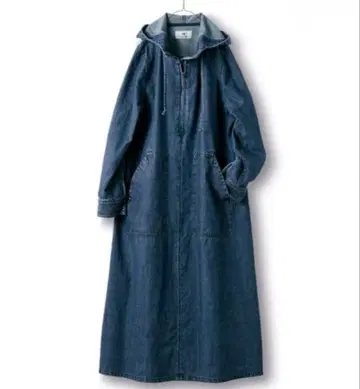 펠리시모 써니클라우드 데님 후드티 원피스 3L