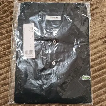 새상품 라코스테 피케 셔츠 블랙 사이즈 4 L1212A