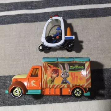 2개 세트 주토피아 트랙 & 미니 순찰차