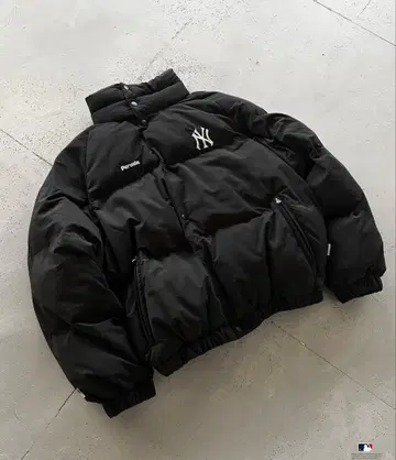 Perushu x MLB 콜라보 충전솜 블루종 다운 perushu 다운