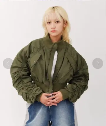 atmos pink Gather Military 밀리터리 MA-1