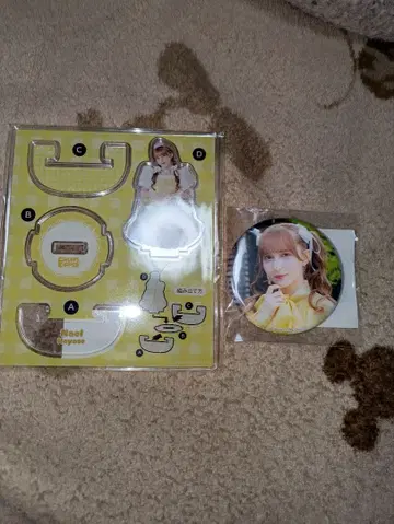 하야세 노엘 3주년 스키쿠지 유라유라 아크릴 스탠드 캔뱃지 세트