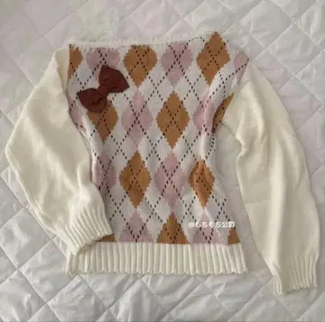 LIZ LISA 계 아가일 니트