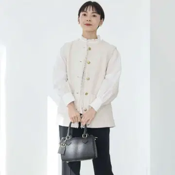 트위드 베스트 지레 WEB 한정판 완판템