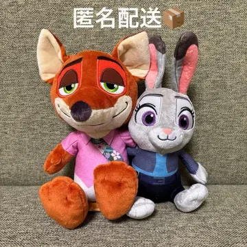 주토피아 2 닉 와일드와 주디 홉스 페어 봉제 인형