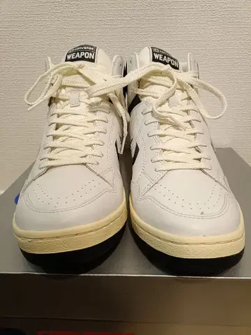 컨버스 웨폰 하이컷 스니커즈 화이트/블랙