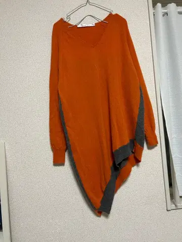 mei-mei 캐시미어 100% 비대칭 니트 스웨터