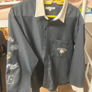 POWER TO THE PEOPLE 그레이 셔츠 M 사이즈