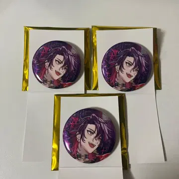 니지산지 IMPACT 태양조 와타라이 히바리 캔뱃지 3종 세트