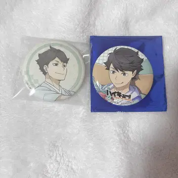 하이큐!! 신춘의 정점 하이도리 오이카와 토오루 캔뱃지 세트