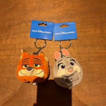 디즈니 닉 주디 주토피아 팬캡 키체인