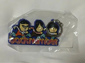 back number 챌린지룸의 3인 러버 키링 블루