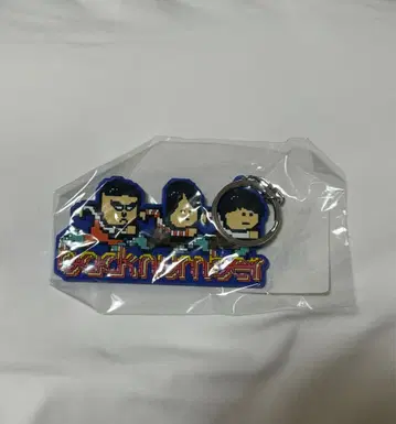 back number 챌린지룸의 3인 러버 키링 블루