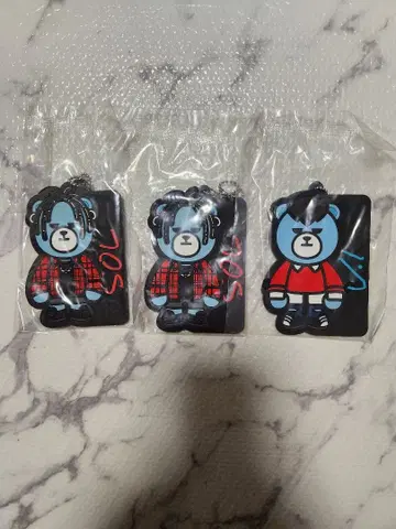 BIGBANG KRUNK 키링 3개 세트