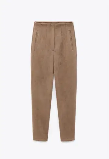 ZARA 스웨이드풍 하이웨스트 팬츠