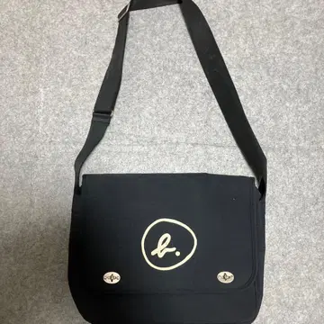 90s 애니에스 베이 h. 로고 블랙 숄더백