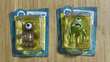 레어 2005 몬스터 주식회사 리틀 마이키 + 마이크 푸치 피규어 세트