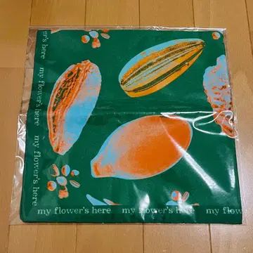 [ 미개봉 새상품 ] 후지이 카제 꽃 반다나 Green