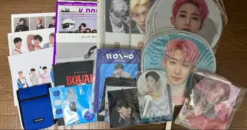 WONHO 묶음 판매 부채 트레이딩 카드 사진 책