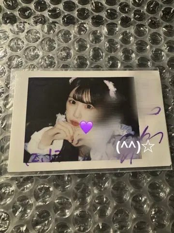 iLiFE! 준령 미키 폴라로이드 사인 있음 가로