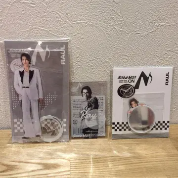 SnowMan ON 아크릴 스탠드 거울 스티커 클리어 스티커 세트