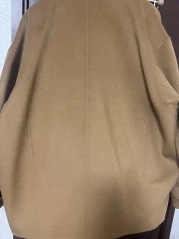 PLAGE 울 100% 브라운 피코트