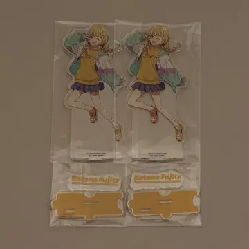 후지타 코토네 스탠드 포함 빅 아크릴 피규어 2점 세트