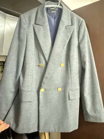 allureville 그레이 테일러드 자켓